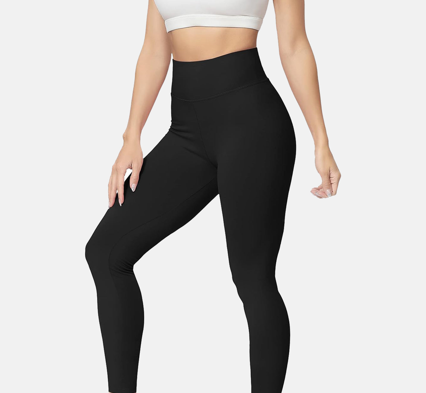 High Waisted Leggings for Women, Buttery Soft Elastic Leggings, Workout Gym Yoga